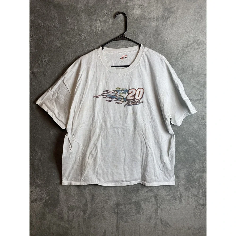 Chase Authentics Tony Stewart Mens XL White Cotton Shirt